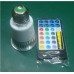 5W E27 RGB LED Farbwechsel Lampe Stahler Leuchtmittel Decospot mit Infrarot Fernbedienung